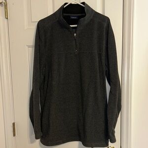 Croft & Barrow Black 1/4 Zip Up Soft Fleece